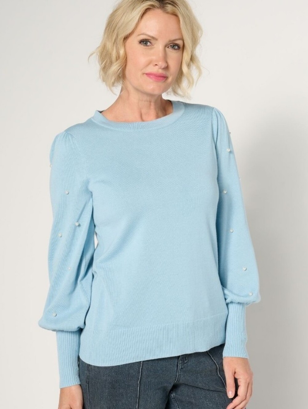 Belle By Kim Gravel Miss Jo Pearl Sweater